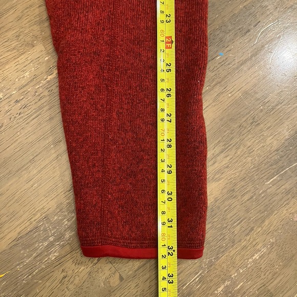 Patagonia Better Sweater 1/4 Zip Fleece Pullover Red Mens Size XL Outdoor - Picture 8 of 8